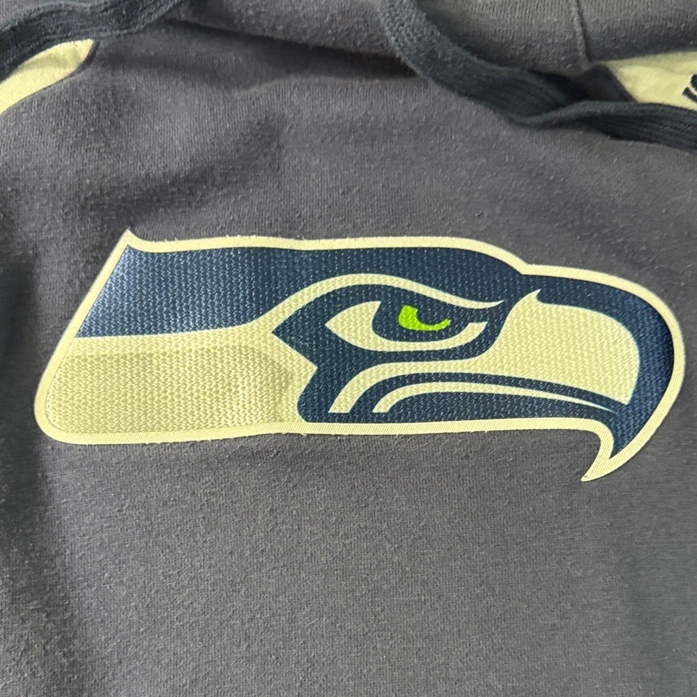 Seattle Seahawks Hoodie - Blue and Green - Large - Picture 2 of 7